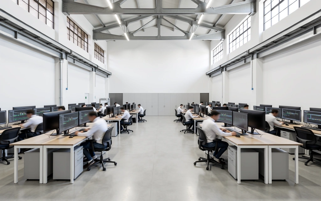 Interior del laboratorio de datos PeruDataLab